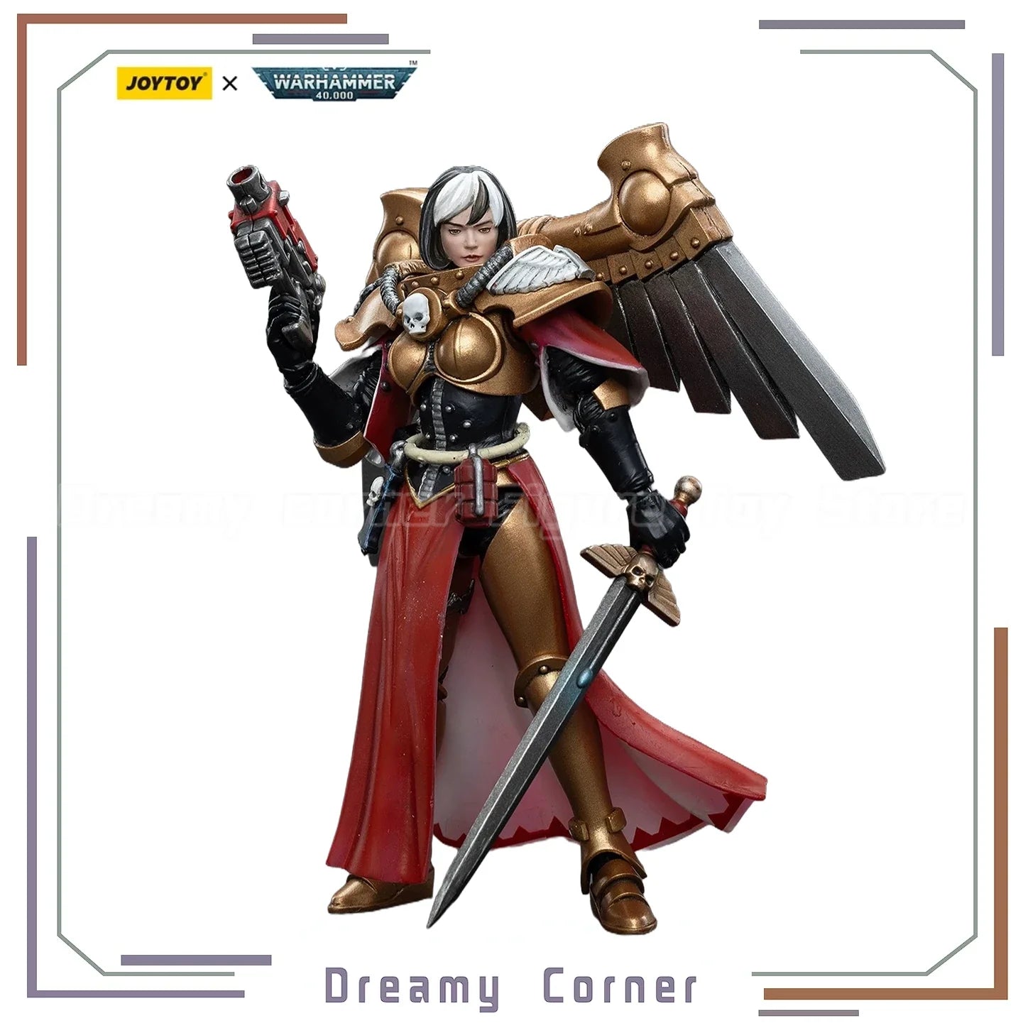 【In Stock】Original JOYTOY Adepta Sororitas Geminae Superia 1 1/18 Action Figure Toy Model Collection