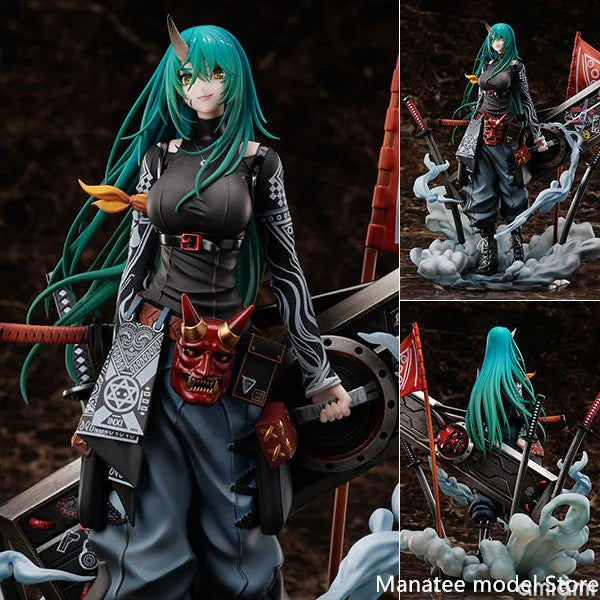 FuRyu Original Arknights Hoshiguma -Wanderer Banner- 1/7 PVC Action Figure Anime Figure Model Toys Collection Doll Gift