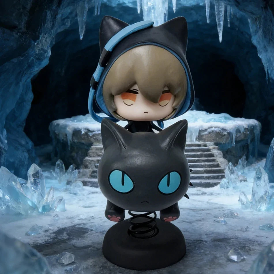 Gift APEX-TOYS Arknights Happy Shake Phantom Gift Q-version Rocking Music Anime Figure PVC Model Collectible for Boys