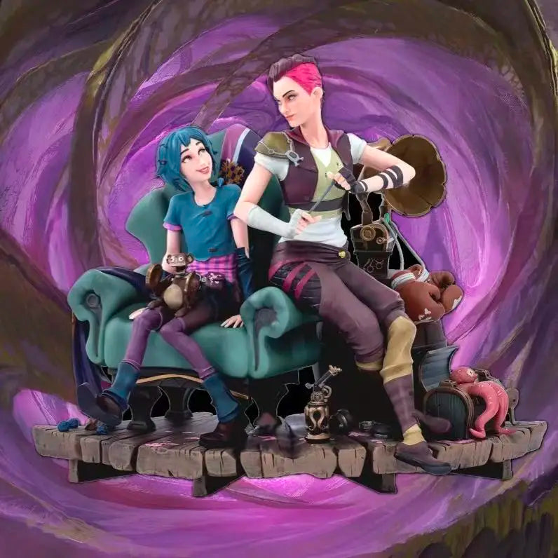 Arcane Powder & Vi 1/6 Statue Genuine Original Packaging Brand New