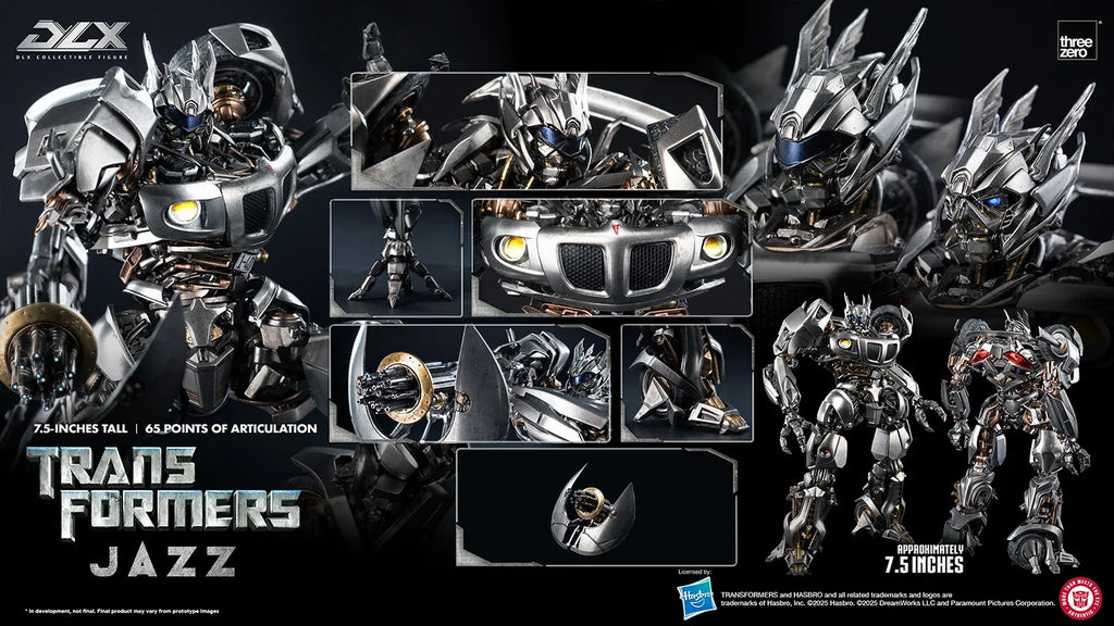 Pre-sale Start threezero 3A DLX Transformation Toys Movie 4 Series Jazz Deluxe Edition Action Figure Model Toy Collection Gift