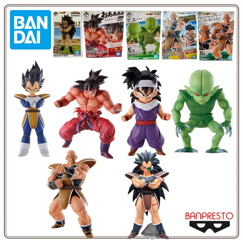 In Stock Official Bandai Spirits Dragon Ball Goku Vegeta Gohan Action Figure Anime Genuine Collectible Boxed Model Dolls Toy