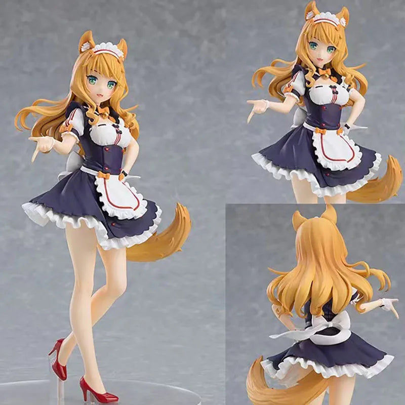 2023 18cm NEKOPARA Maid Cinnamon Action Figure Collection Toys Christmas Gift Doll With Box