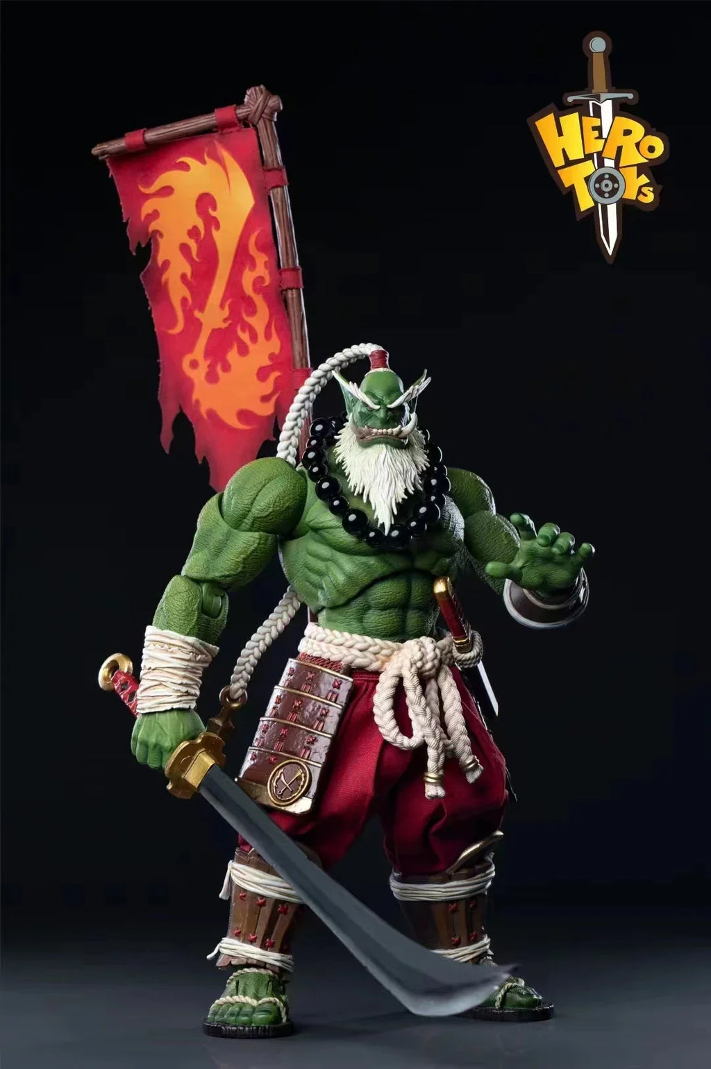 Hero toys Samro Samuluo Grand Master Swordman Orcish 8" 20cm Action Figure Toys Doll Model Collectible Model Gift
