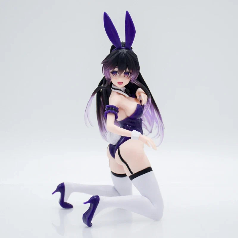 18cm Date A Live V Yatogami Tohka Anime Figure Kurumi Tokisaki Bunny Girl Action Figure Yoshino Figure Adult Model Doll Toy Gift