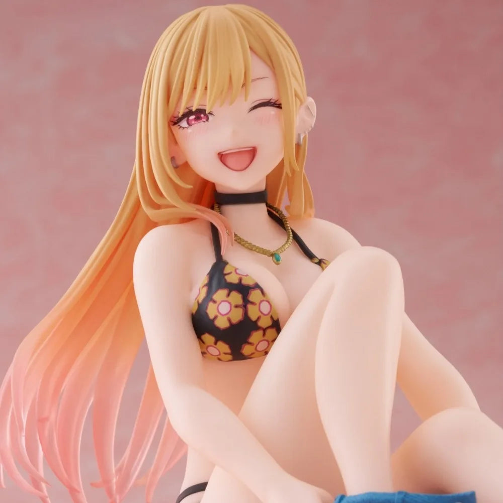In Stock Taito Genuine Sono Bisque Doll Wa Koi O Suru Kitagawa Marin Measurement Swimsuit 13cm Model Toys Desktop Cute Figures