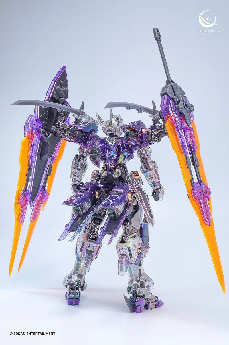 In Stock Eddas Asgard 1/100 Holographic Limited Hologram Valkyrie Mechanical Clear Ver.Action Figures Assembly Model Toy Gift