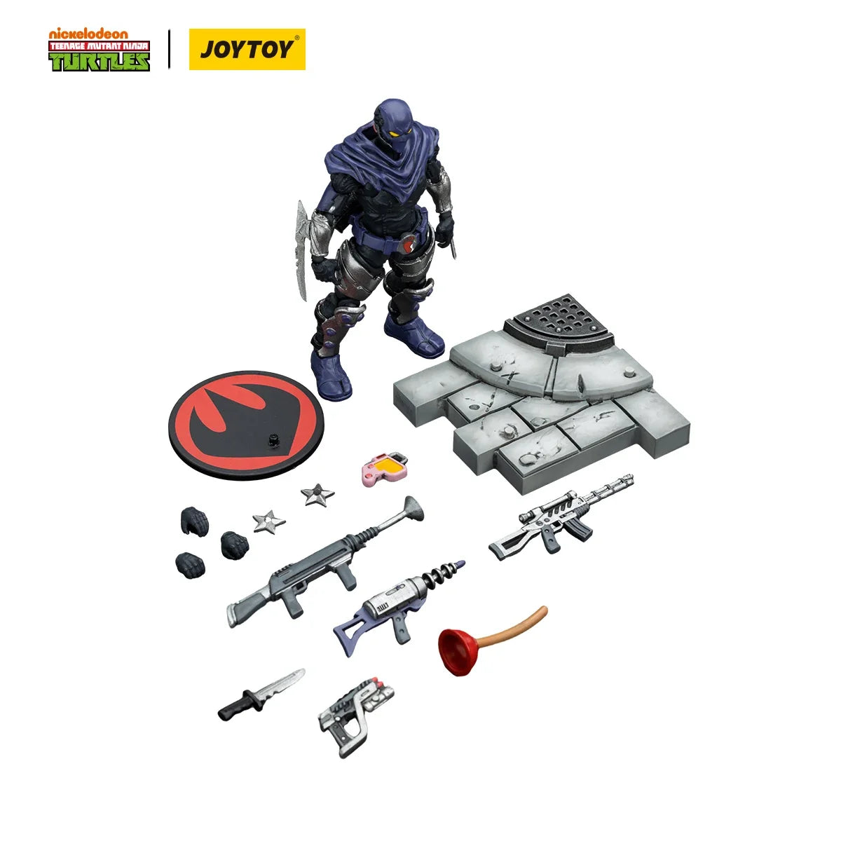 [IN STOCK]JOYTOY TMNT 1/18 Action Figure TMNT-Shredder&Foot Clan A&Foot Clan B 3PCS Model