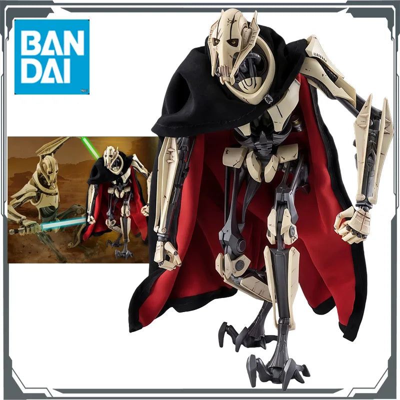 Bandai Original S.H.Figuarts General Grievous 19cm Anime Action Figures Toys for Boys Christmas Gift Collectible Model Ornaments
