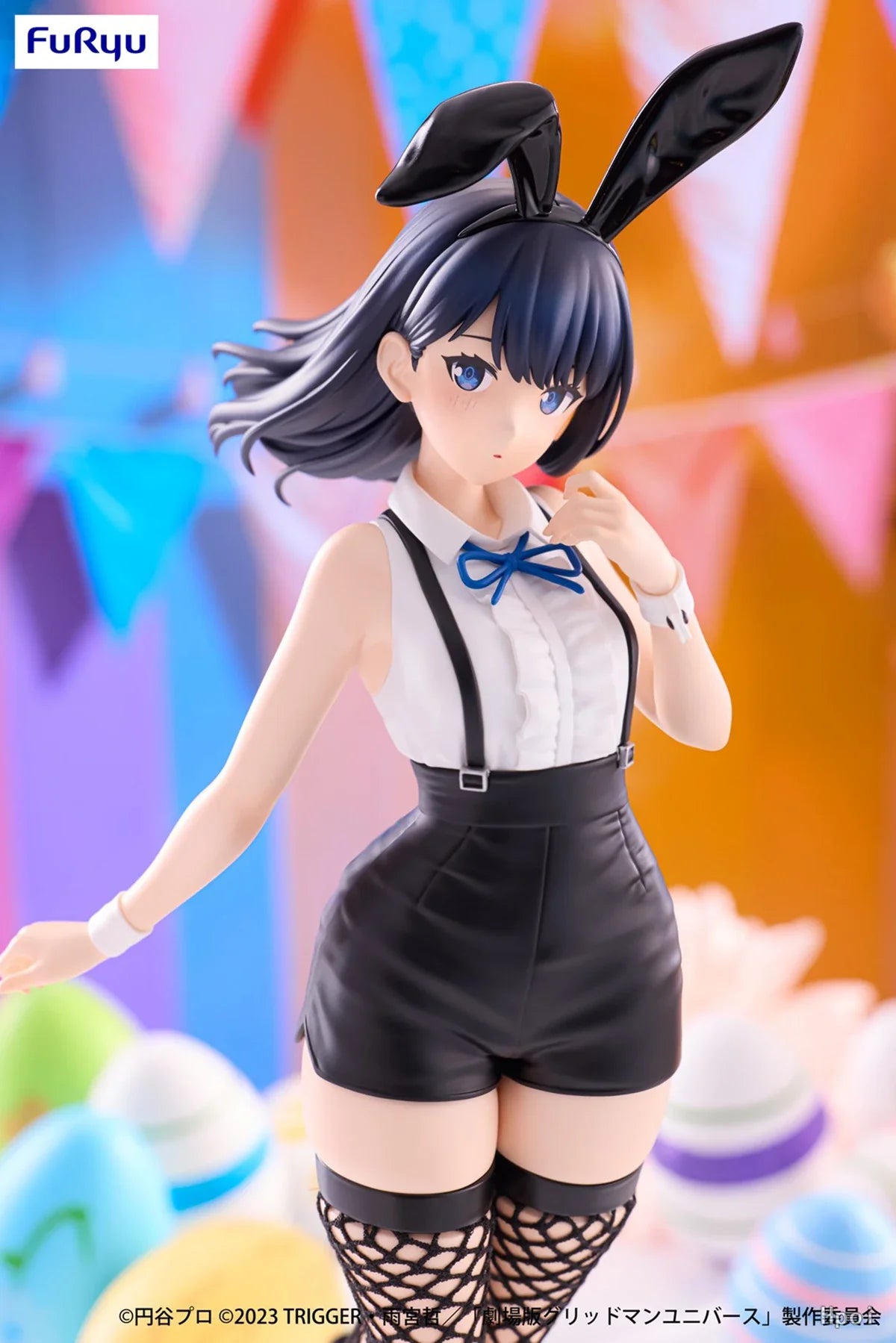 Original Genuine FuRyu Prepainted BiCute Bunnies Gridman Universe Takarada Rikka Easter Bunny Ver. Anime Character Figure Gift