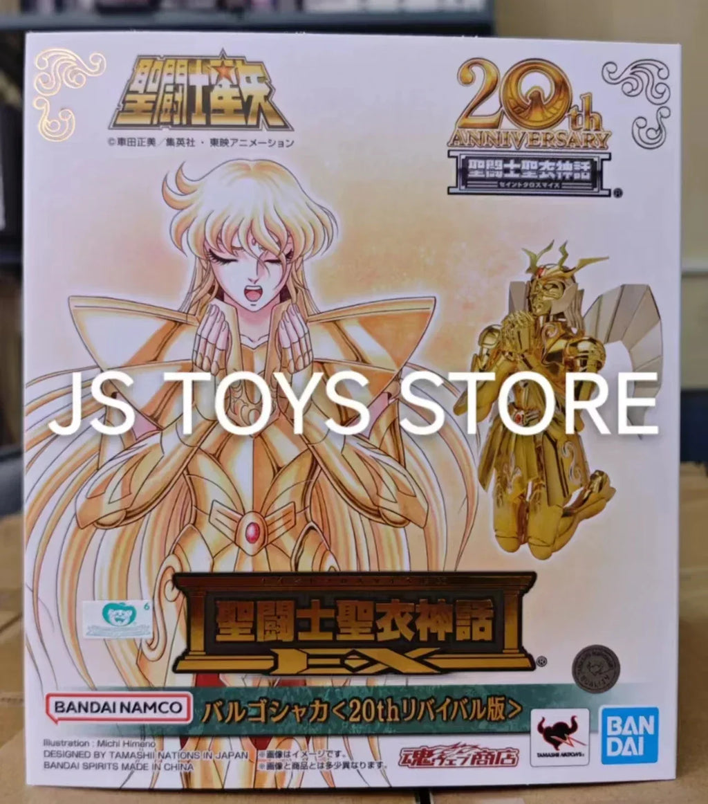 Original BANDAI Saint Cloth Myth EX Saint Seiya Virgo Shaka 20th REVIVAL Collection Figures Model Toys