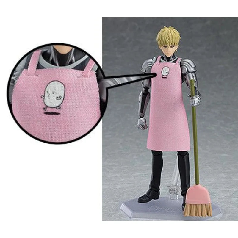 Max Factory Figma #455 Genos Figure-145mm Movable Doll One Punch Man Series ABS/PVC Material All-Ages Collectible Anime Figurine