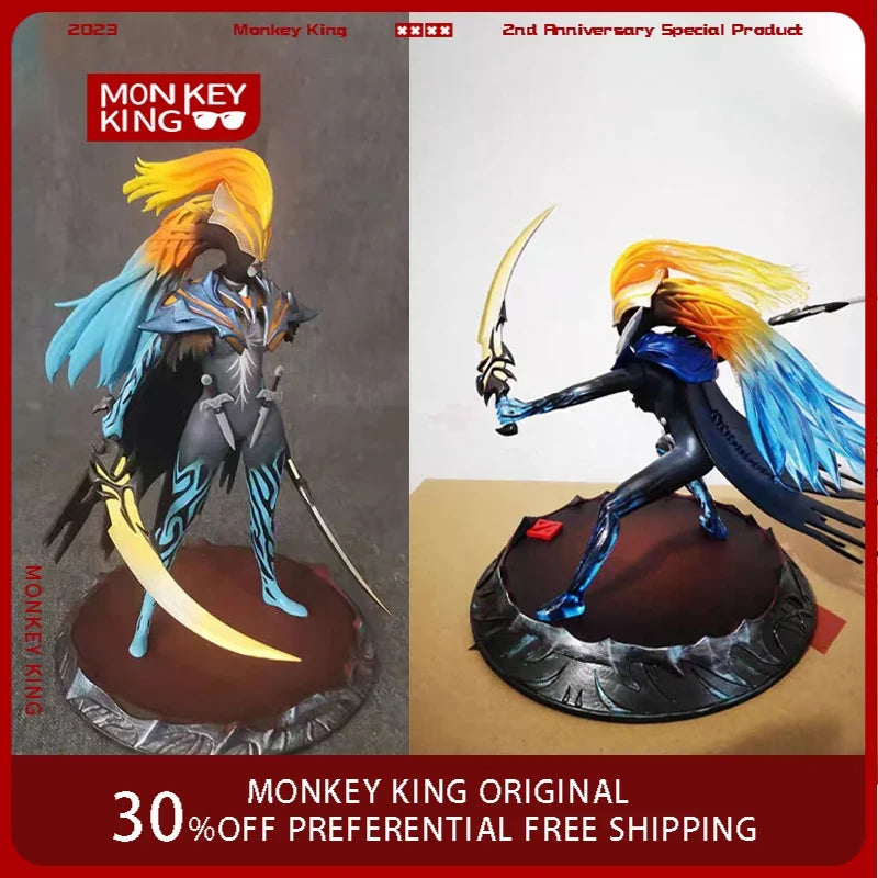 18cm DOTA2 Figure Phantom Assassin Handmade Customization Anime Collectible Model Desktop Decorations Holiday Gifts Children Toy