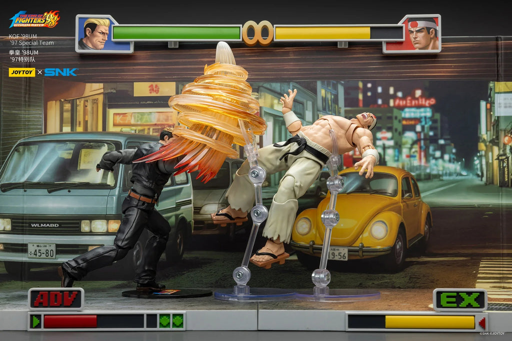 【MT】Pre-sale JOYTOY SNK KOF'98UM 97 Special Team Ryuji Yamazaki Billy Kane Blue Mary 3PCS 1/18 Action Figure Toy Collection