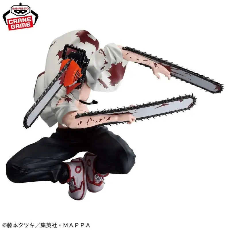 BANDAI Original BANPRESTO CHAINSAW MAN Denji Anime Figures VIBRATION STARS Action Figure Figurine Model PVC Toys For kids Gifts