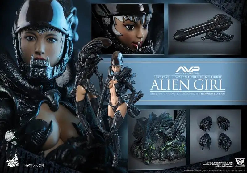New In Stock Hottoys Ht Has002 Hot Angel Series Movie Avp Alien Predator Alien Woman 1/6 Action Figure Precious Collection Toy