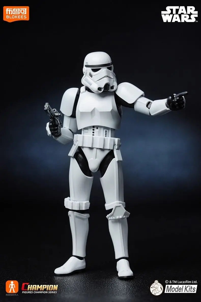 Original Blokees Star Wars Anime Figure Darth Vader Imperial Stormtrooper‌ Action Figure Beyond Version Model Collect Toys Gifts
