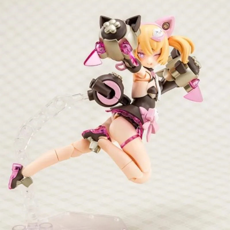 KOTOBUKIYA Original MEGAMI DEVICE Anime Figure PUNI MOFU KURO MAO Figure Model Collection Toy Gift