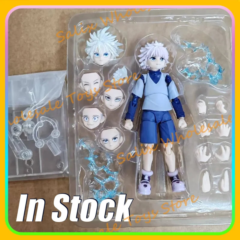 In Stock Ko Hunter x Hunter Killua Zoldyck Gon Freecss Combo SHF Action Figure Anime Action Figures Collectibles Model Gift Toys