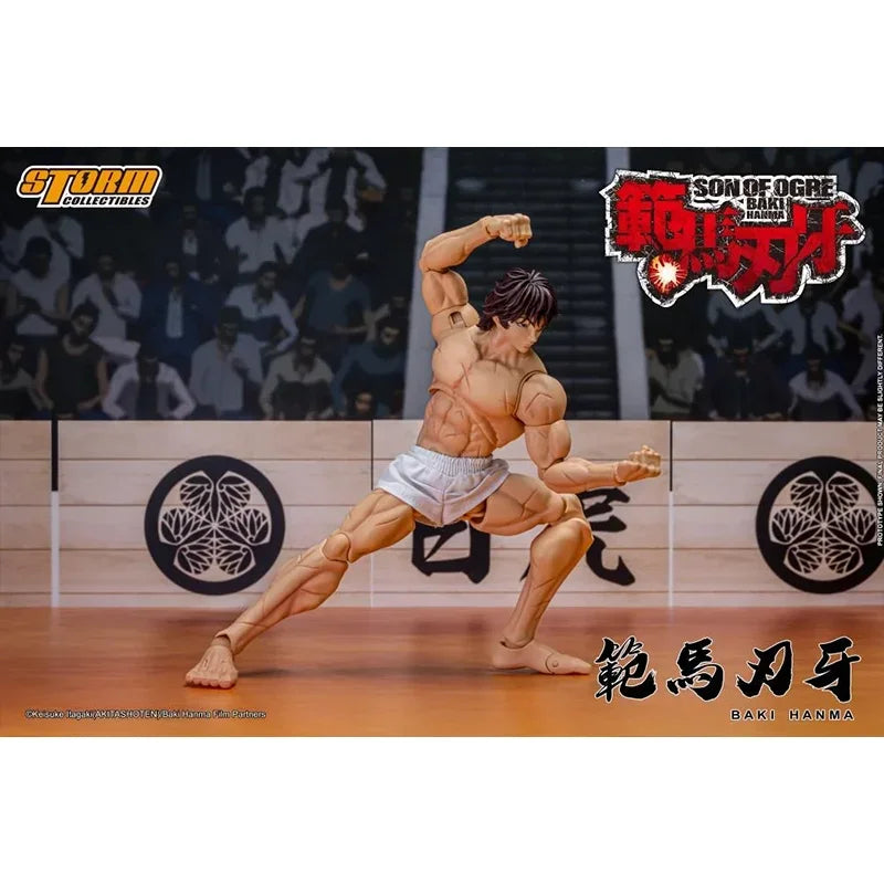 Original Storm Toys Baki Hanma Son of Ogre Baki Hanma BBTS Exclusive 1/12 Scale In Stock Anime Action Figures Model Toys