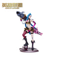 Original League Of Legends Crazy Girl Jinx Sculptural Model Game Peripheral Vi Collection Model Decor Statue Gift