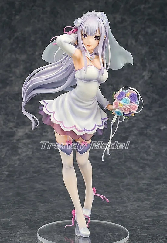 In Stock Original Phat! Re: ZERO - Starting Life in Another World Emilia 1/7 Action Figure Model Figures Toys Gifts Collection