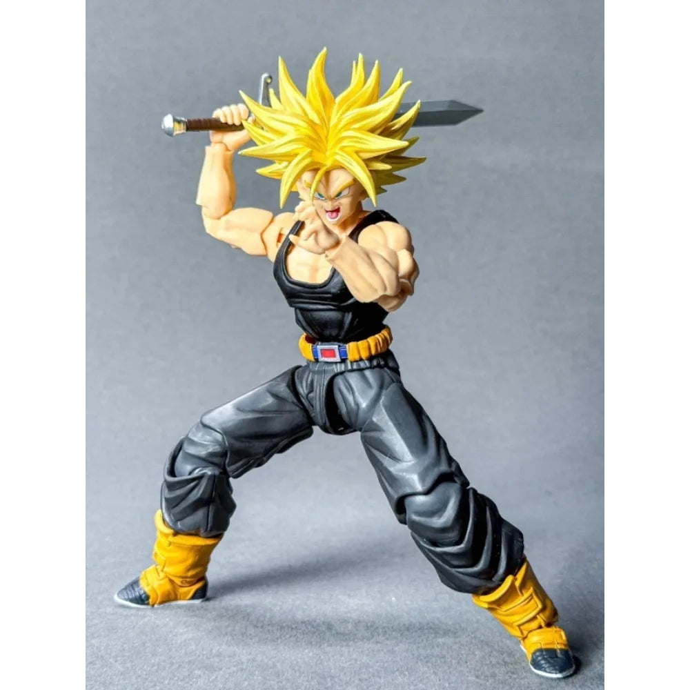 Tonsenarttoys Dragon Ball Z Super Saiyan Future Trunks S.H.Figuarts Anime Action Figure Model Figurine Collection Toys Gifts