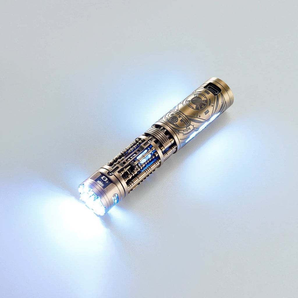 DamienSaber Lightsaber Electronic Kit for Moive Sabers Full Copper Core with Spinning Crystal