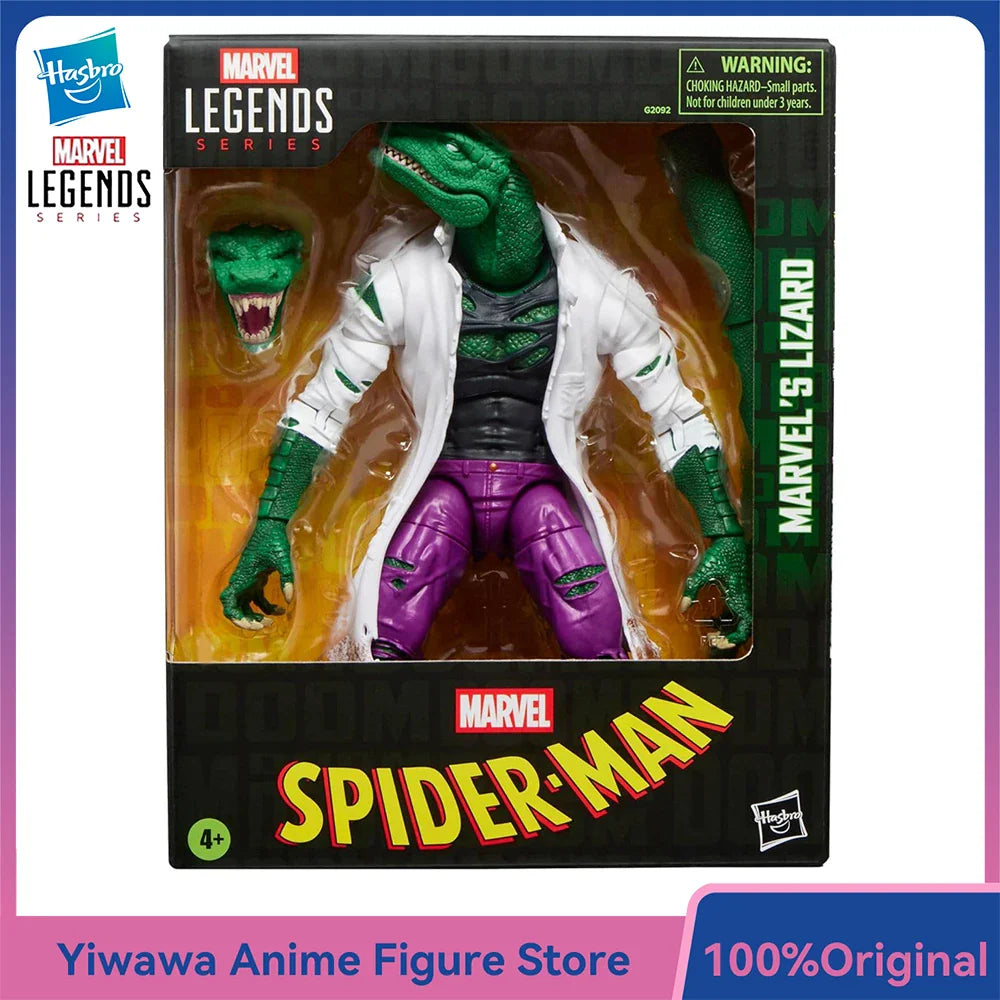 Auf Lager Hasbro Marvel Legends Series Lizard (Spider-Man) 15cm Deluxe Anime Comic Actionfigur Modell Ornament Geschenkspielzeug