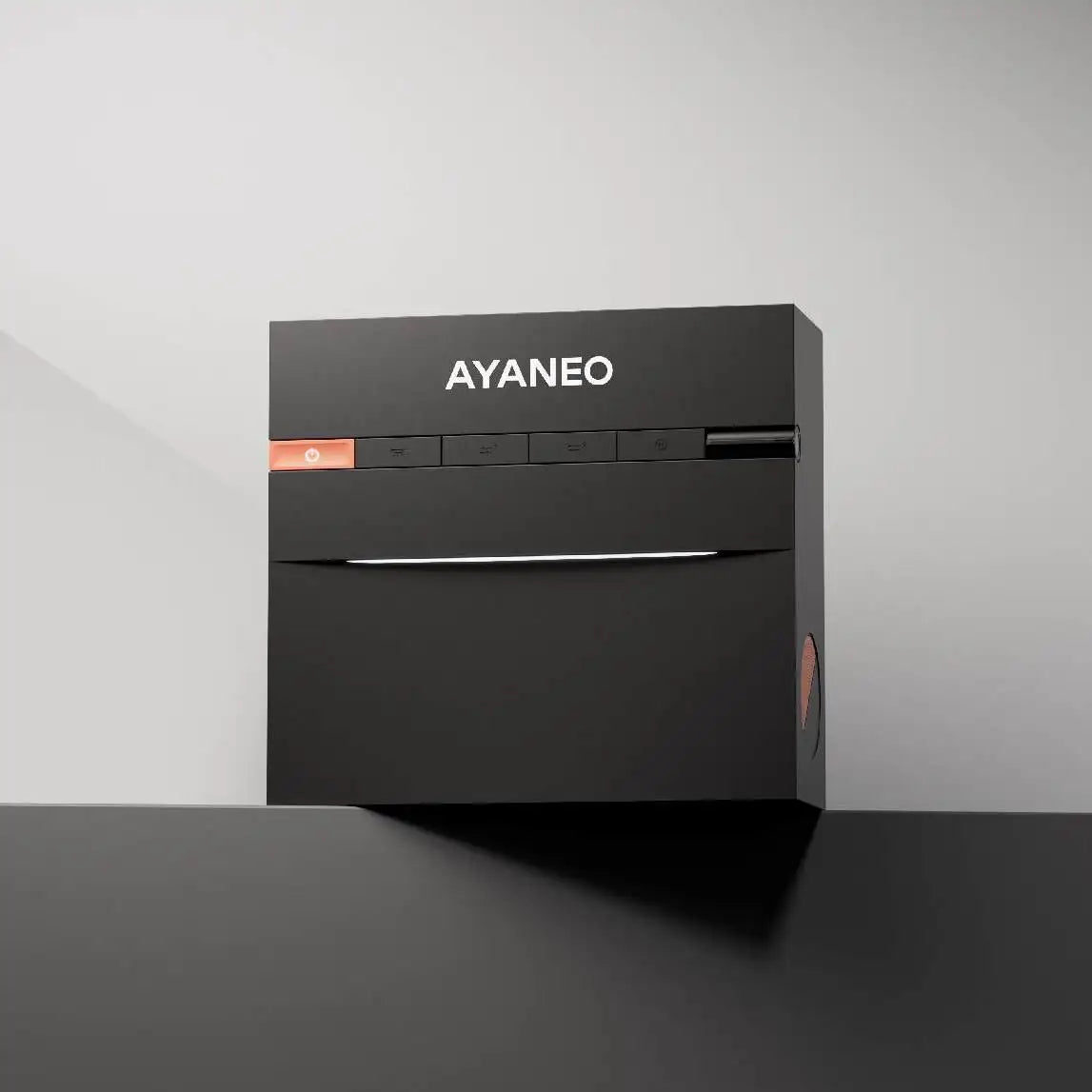 In stock AYANEO AM03 Mini PC Intel i9 12900H Retro Style Office Gaming Desktop Computer with Front USB-C USB-A 3.5mm Ports