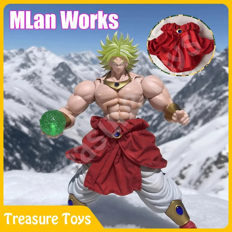 In Stock MLan Works Broly Skirt Hem Dragon Ball Super Saiyan Broly Skirt Hem Clothes Anime Action Figures Gifts Toys