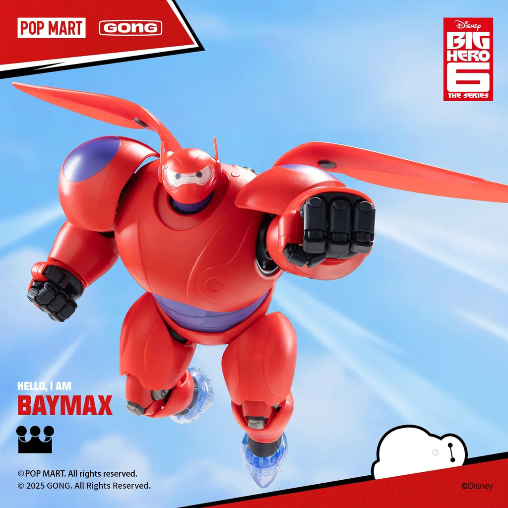 In Stock GONG Big Hero 6 Baymax assembly model 18CM Action Figures Toy Gift Collection