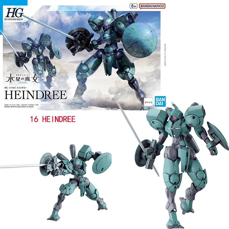 Bandai Genuine HG The Witch From Mercury GUNDAM LFRITH CALIBARN BEGUIR-BEU DARILBALDE ZOWORT HEAVY Anime Assembly Model Toys Kid