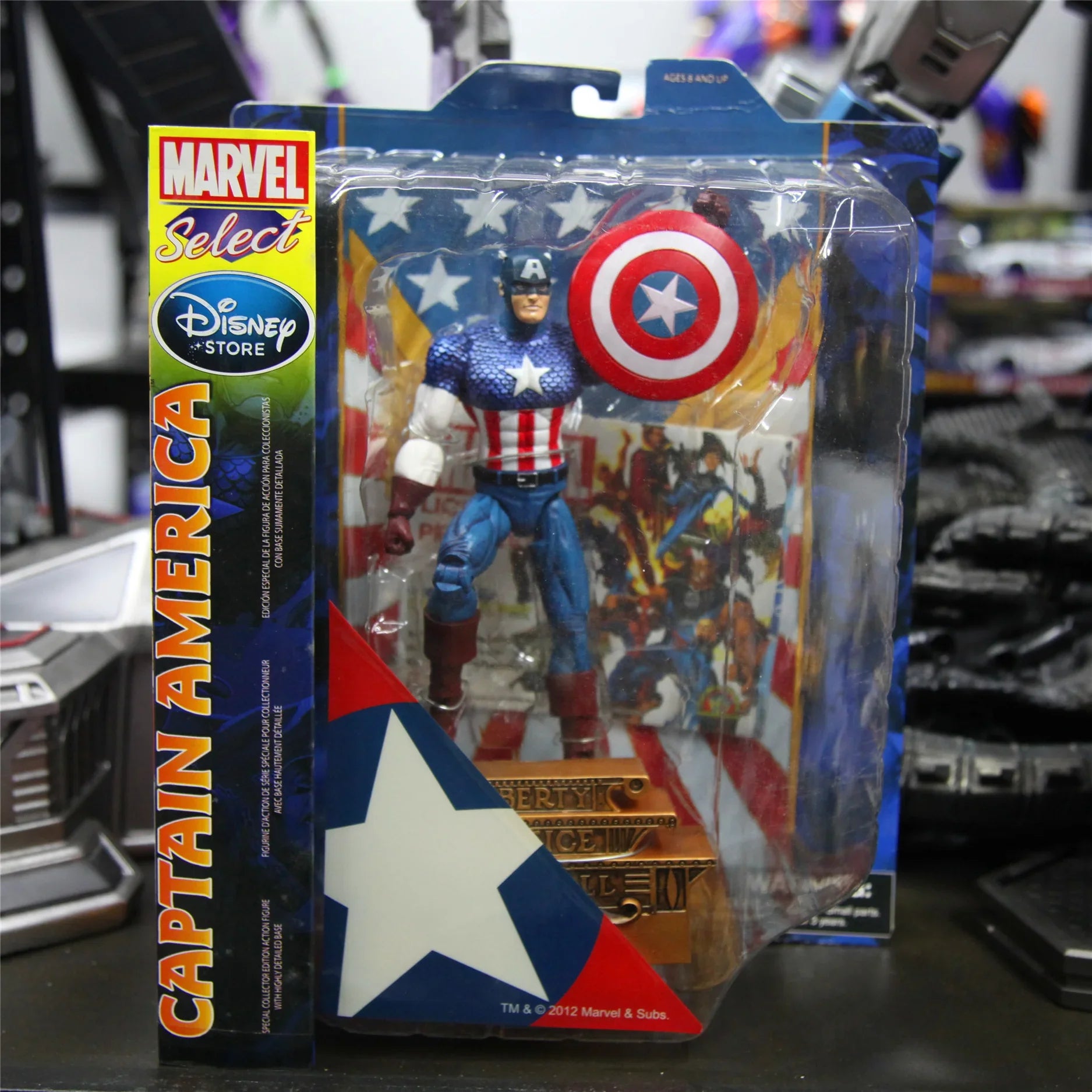 Marvel Select Captain America Action Figure Avengers Series 6-Inch Articulated Doll Model Doll Toys Authentic Boxed Version Gift