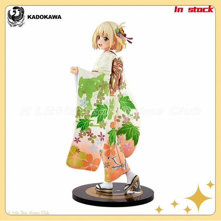In Stock Original KADOKAWA KDcoll Lycoris Recoil Nishikigi Chisato Kimono Animation Figures Model Collection Ornaments Toys