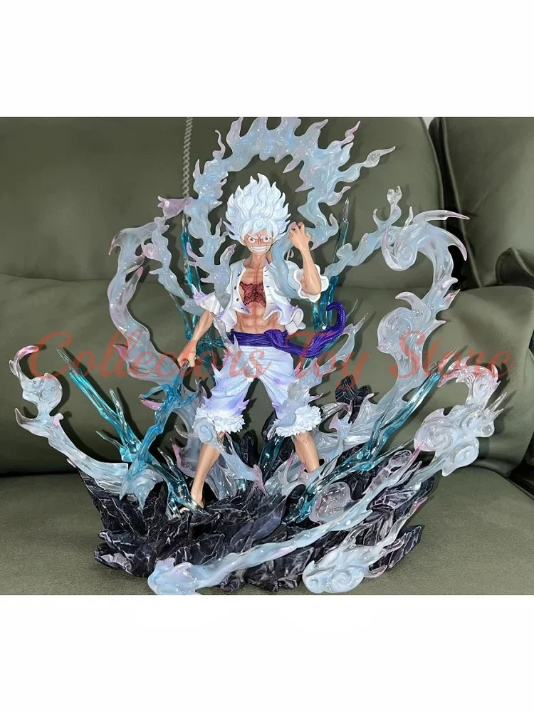 [Made By Jt] One Piece Anime Toys Skypainting Nika Luffy Anime Peripheral Gk Figure Statue Model Placements Boy Christmas Gift