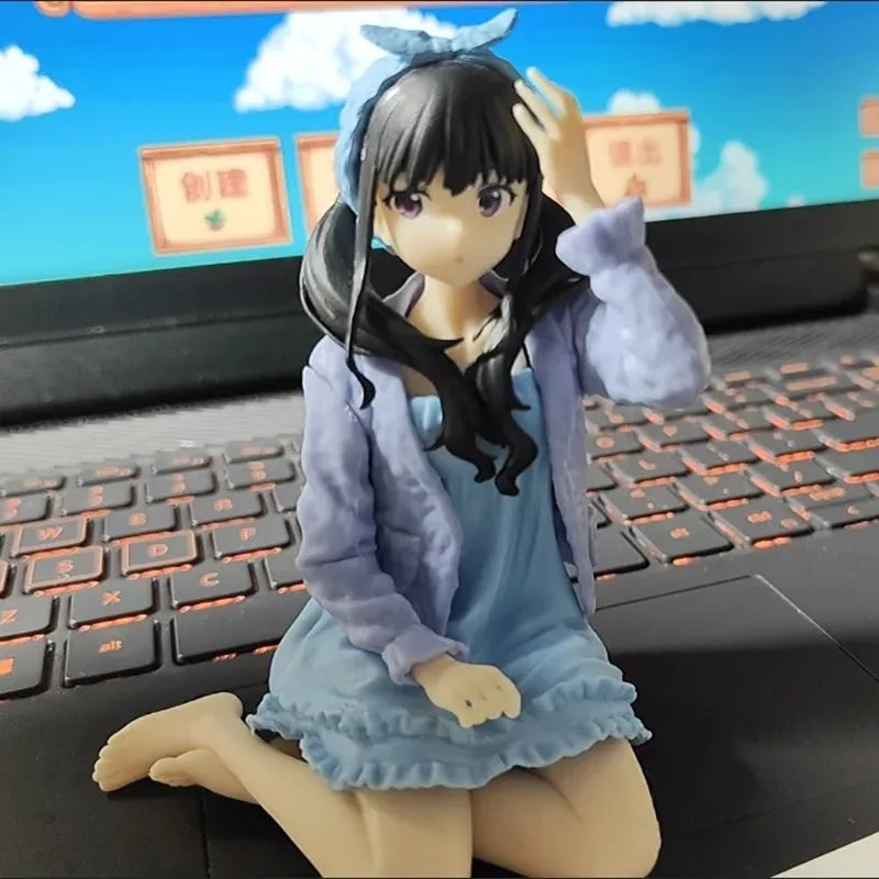 10cm Anime Lycoris Recoil Nishikigi Chisato Inoue Takina Gk Figures Car Computer Case Decoration Model Trendy Toy Collectible