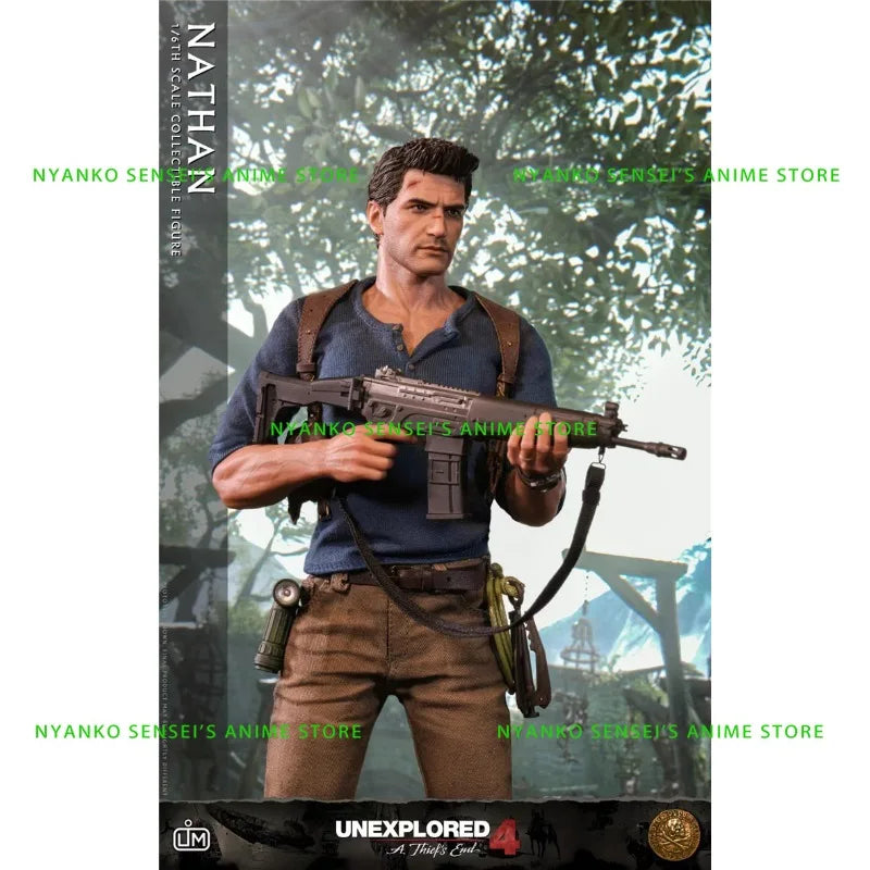 In Stock LimToys 1/6 Scale LIM012 Uncharted Nathan Drake 30cm Action Figure Anime Models Toy Doll Gift Hobby Collectible