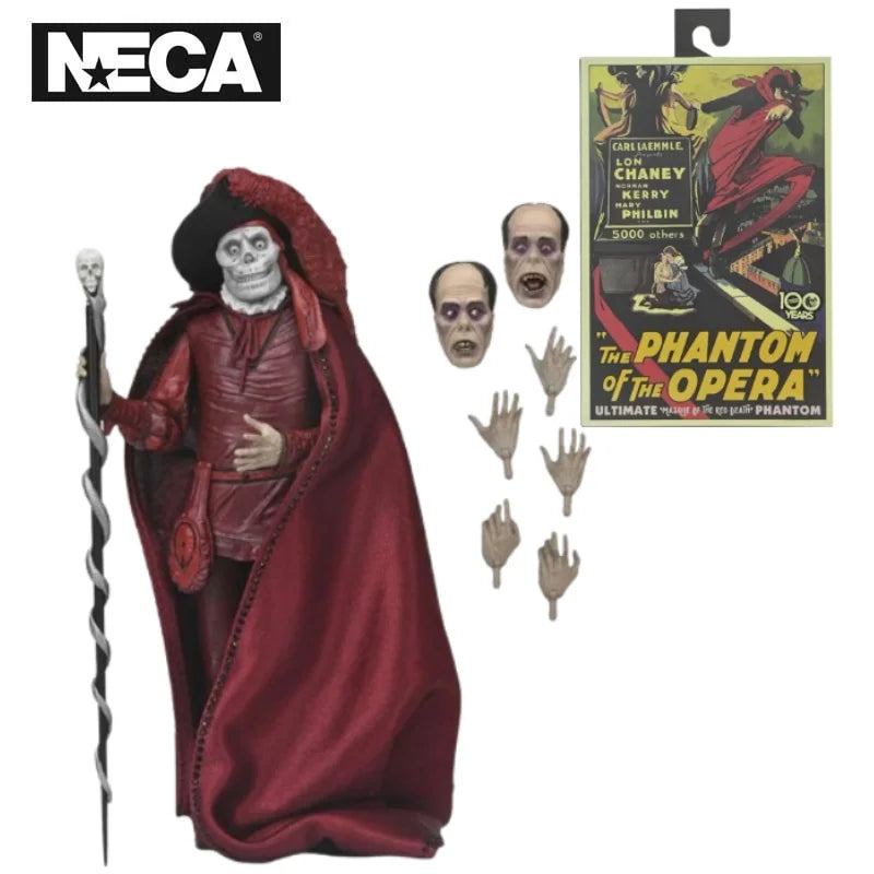 NECA 04879 The Phantom Of The Opera (1925) Action Figure Phantom Of The Opera "Masque Of The Red Death" Collect Doll Decoration