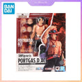 Original Bandai Genuine In Stock SHF Portgas.D.Ace Fire Fist  One Piece Anime Collection Action Figure Model Kits Toys Gifts
