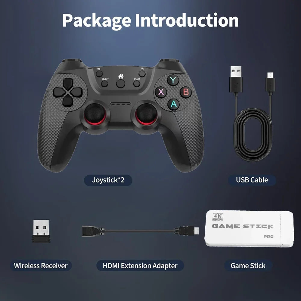 M15 Ultra Retro Video Game Console 3D HD 4K Game Stick Home Game Console HDMI Wireless Controller TV Retro Game Stick Gift