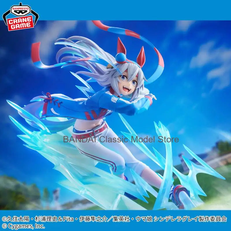 Genuine Original Bandai Banpresto Uma Musume Cinderella Gray Banpresto Evolve Tamamo Cross Figure Model Collector Figurine Toys