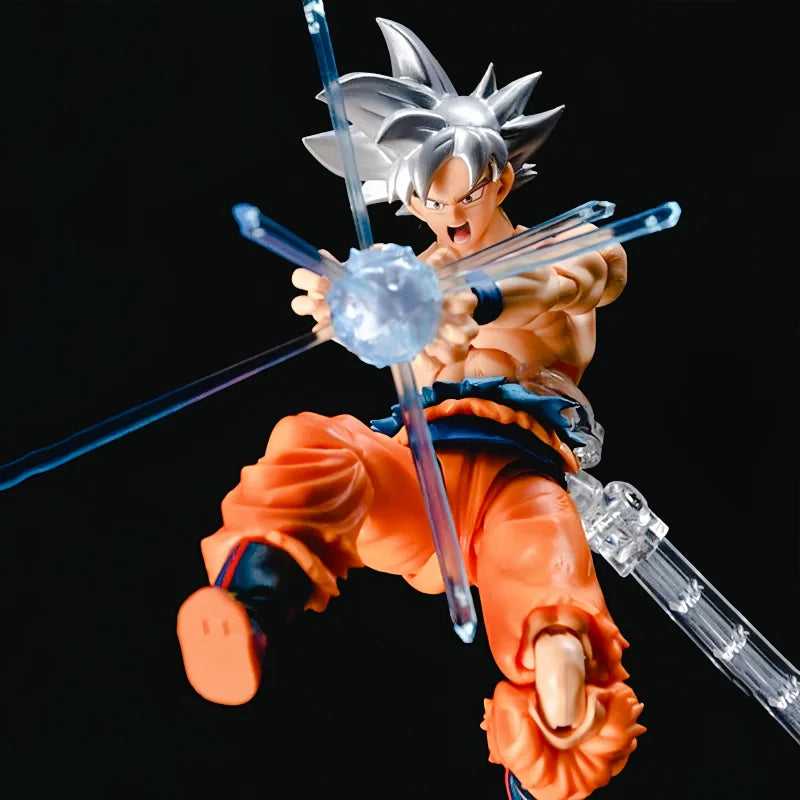 Original Dragon Ball Z Super Figure White Haired Son Goku Action Figure Dragonball Migatte Model Toy Joint Movable New Year Gift