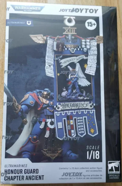 【SF】JOYTOY 1/18 Action Figure Ultramarines Honour Guard Chapter Ancient Model Toys Gifts Collection Ornaments