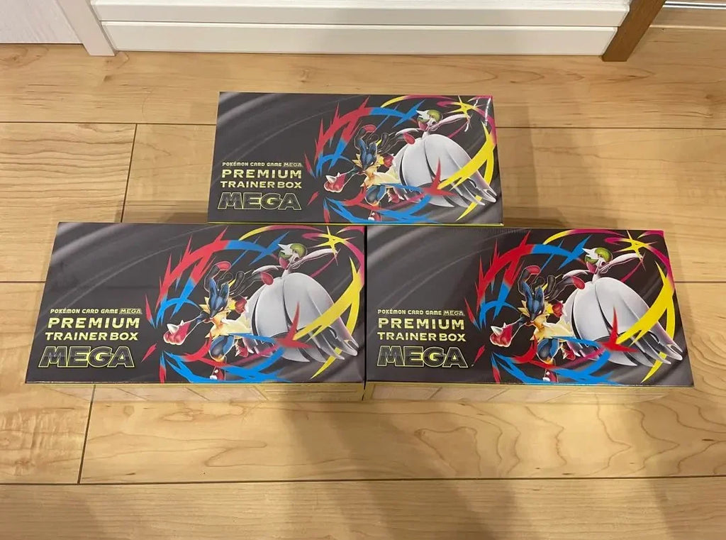 Original Pokemon Cards Mega Evolution Supplement Pack Whole Box Lilyai Collection Ideal Birthday Gift Collection Card Toy