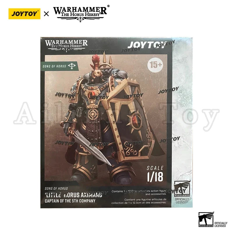 JOYTOY 1/18 Action Figure The Horus Heresy Sons of Horus 'Little’ Horus Aximand,Captain of the 5th Company Anime Toy