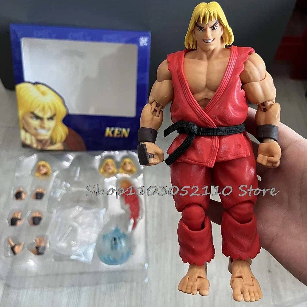 ST Street Fighter Guile Ken Ryu Action Figure Anime The Final Challengers Model Doll Statue Joint Movable Movie Toys Gifts