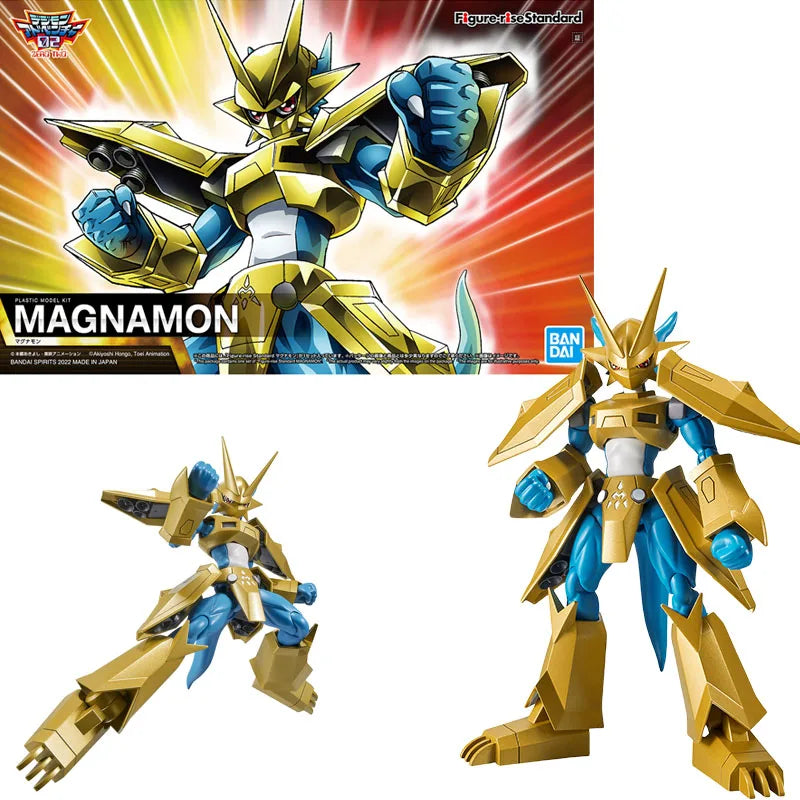 Bandai Genuine FRS Digimon Adventure Metal Garurumon War Greymon Omegamon X-Antibody Anime Action Figure Assembly Model Toy Gift