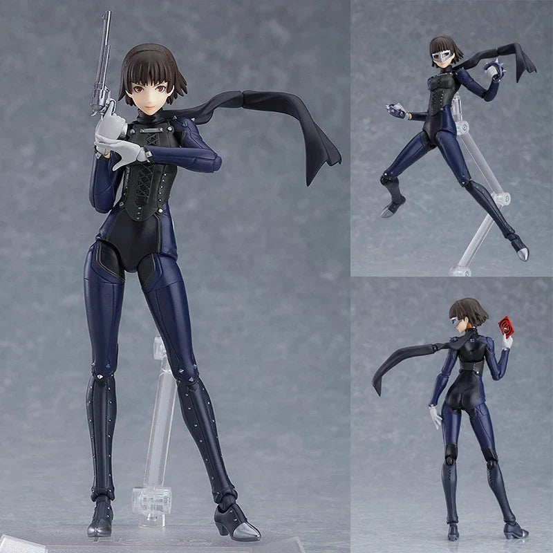 Max Factory Original Figma Series Persona 5 Rain Palace Lotus Wise Leaf Anime Mobile Model Handmade Accessories Toy Gifts