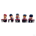 Anime Slam Dunk Toys Sakuragi Hanamichi Cute Figure Boys Collectible Model Car Ornament Boyfriend Christmas Gift 5Pcs Set